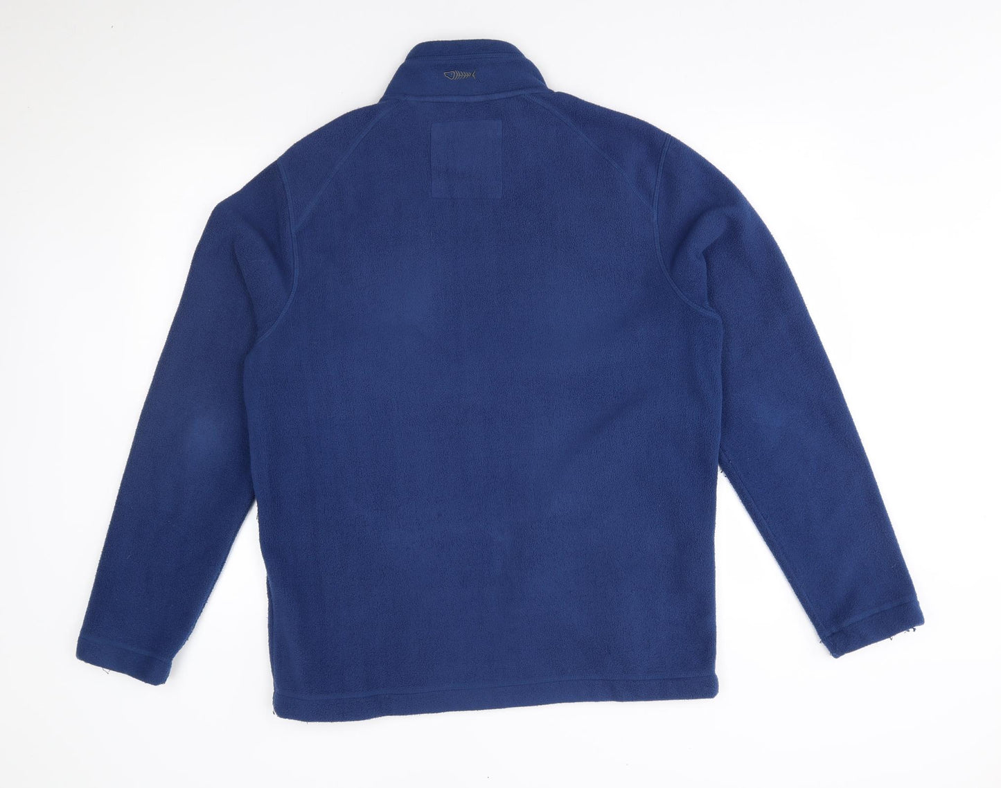 Weird Fish Mens Blue   Full Zip Sweatshirt Size M