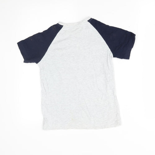 Matalan Boys Grey    Pyjama Top Size 10 Years  - adventure