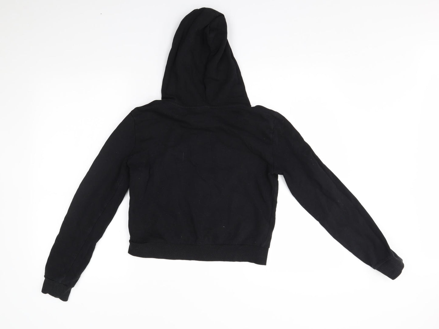 H&M Girls Black   Pullover Hoodie Size 12-13 Years  - all is love