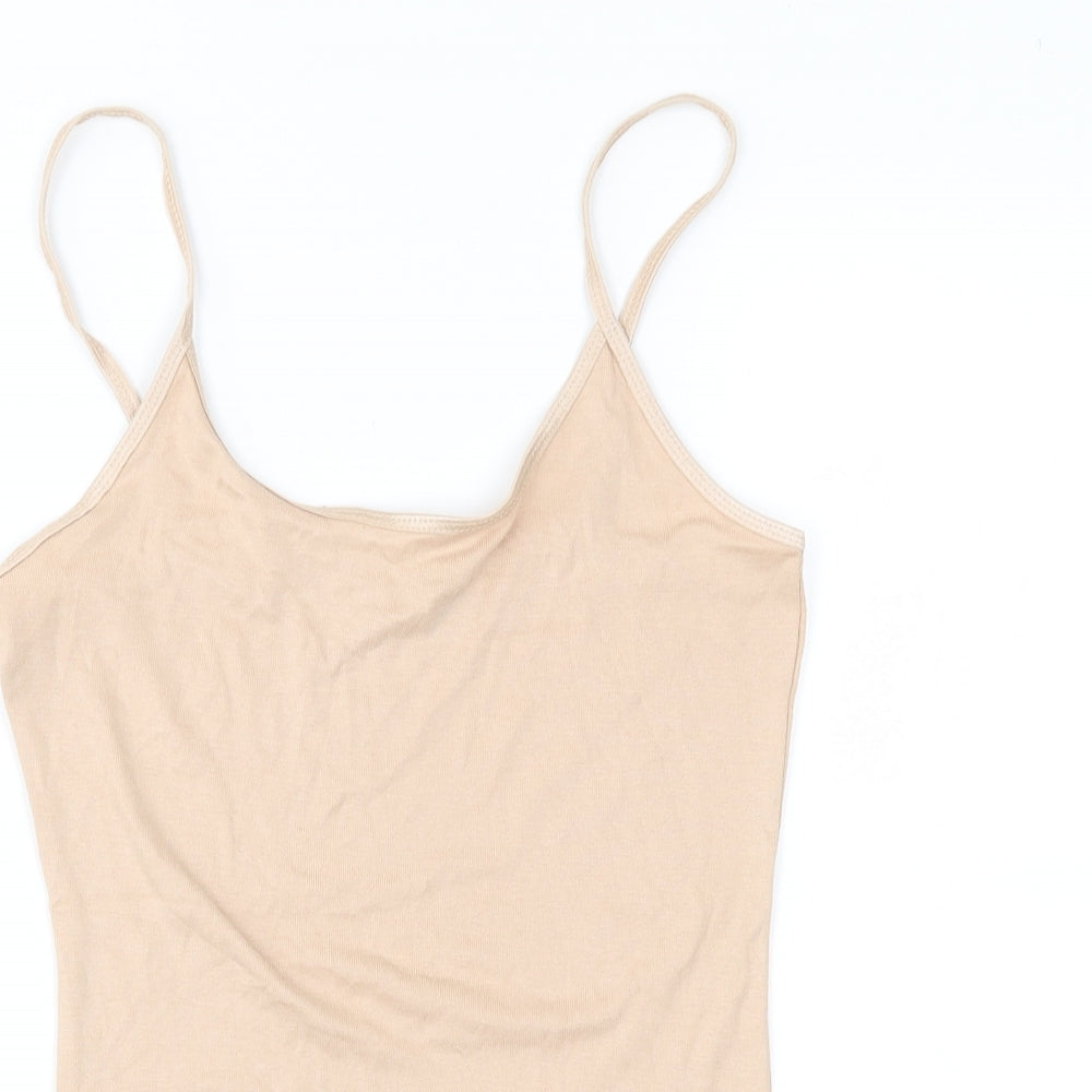 TU Womens Beige   Basic Tank Size 10