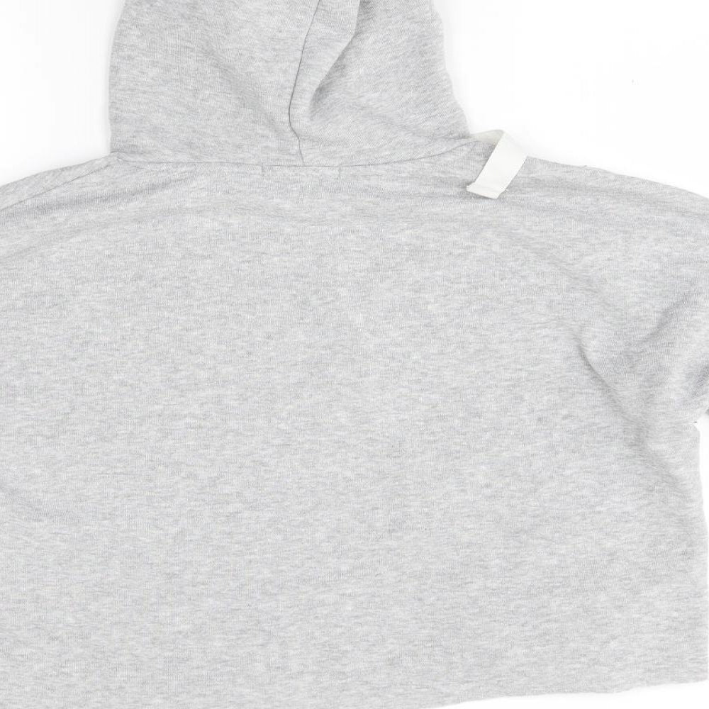 Primark Womens Grey   Pullover Hoodie Size 8  - cropped
