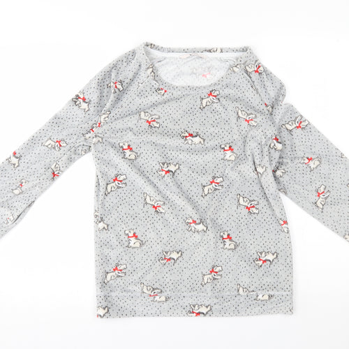 TU Womens Grey    Pyjama Top Size 8  - matching set