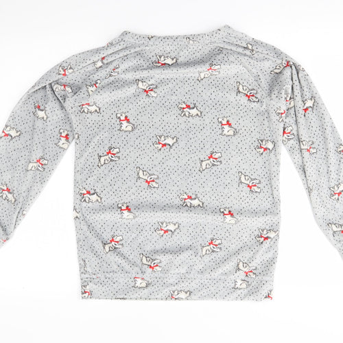 TU Womens Grey    Pyjama Top Size 8  - matching set