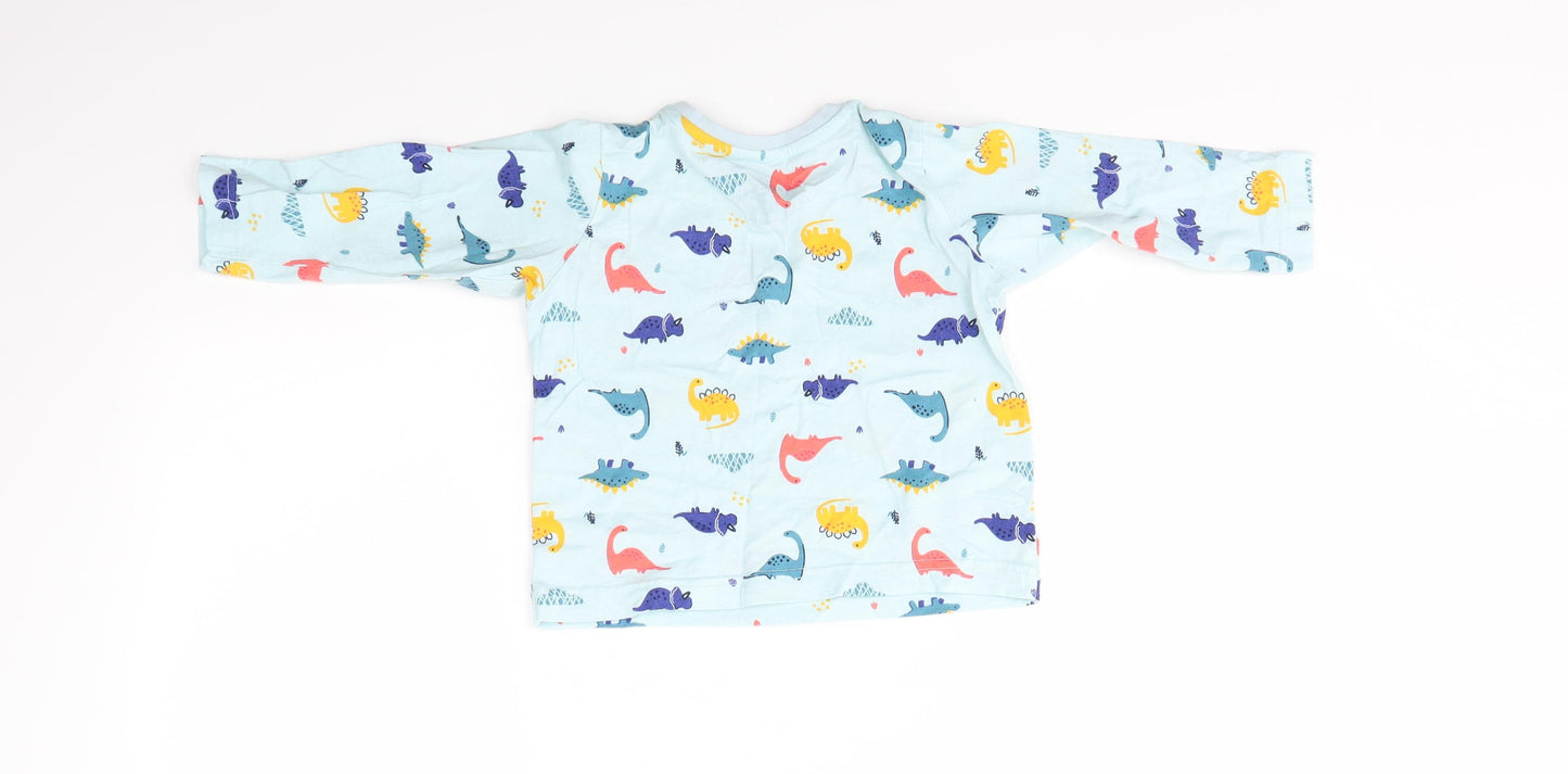 Preworn Girls Multicoloured   Top Pyjama Top Size 2-3 Years  - Dinosaurs