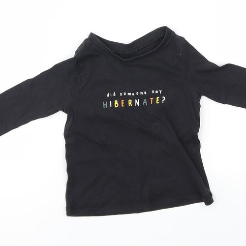 George Baby Black   Pullover Casual Size 18-24 Months