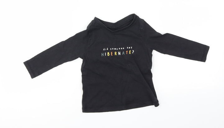George Baby Black Pullover Casual Size 18-24 Months