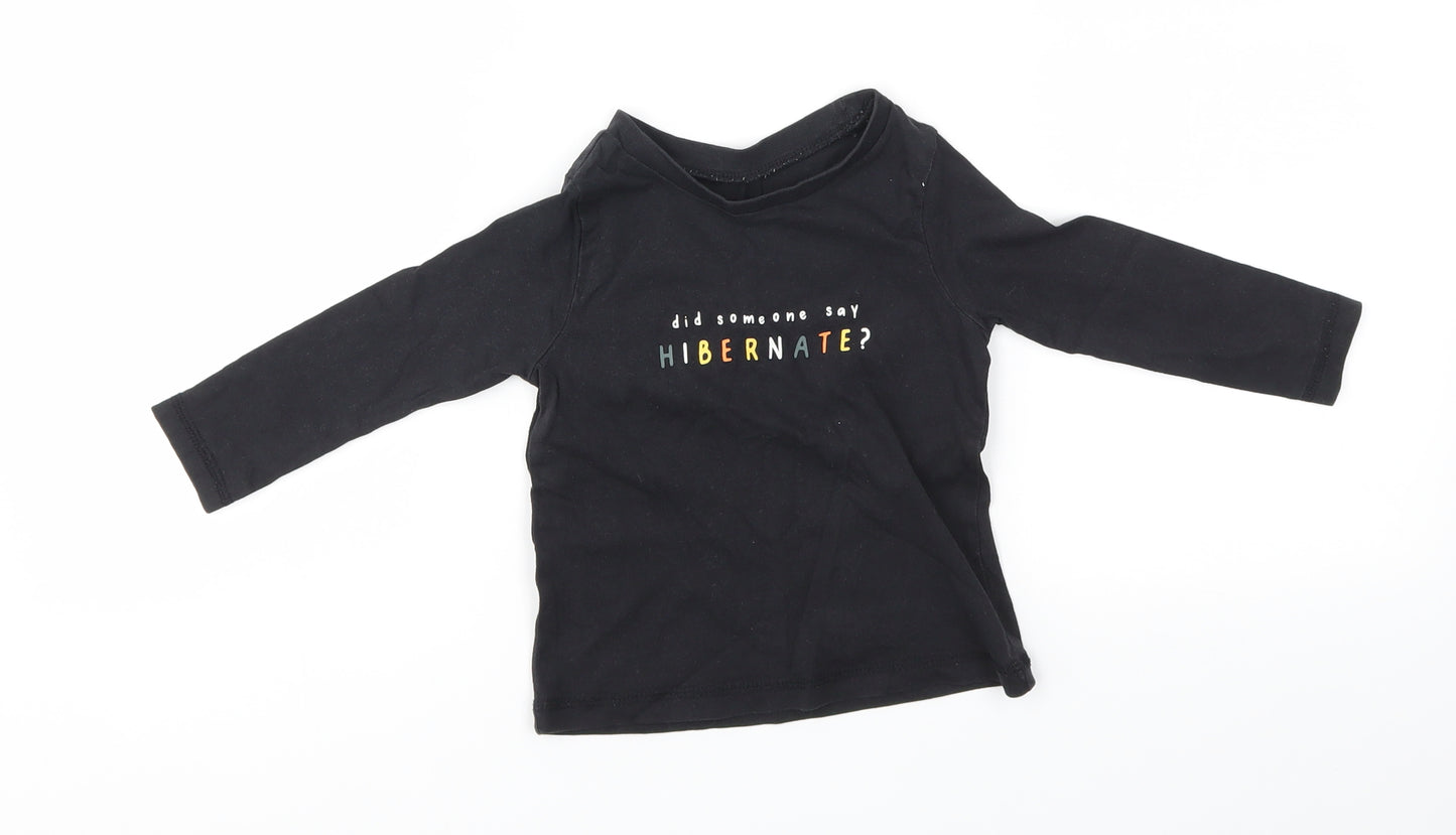 George Baby Black   Pullover Casual Size 18-24 Months
