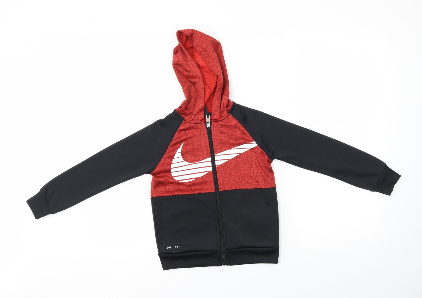Nike Boys Ivory   Full Zip Jumper Size 4-5 Years  - DRI-FIT