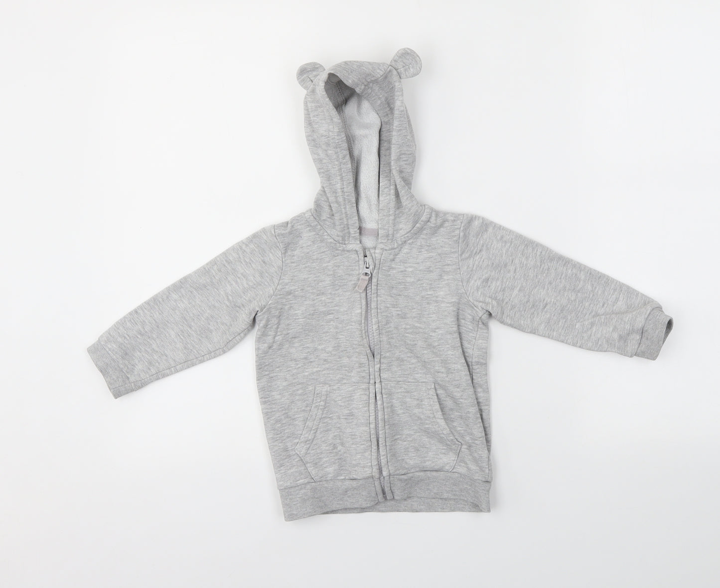 George Baby Grey   Full Zip Jumper Size 12-18 Months