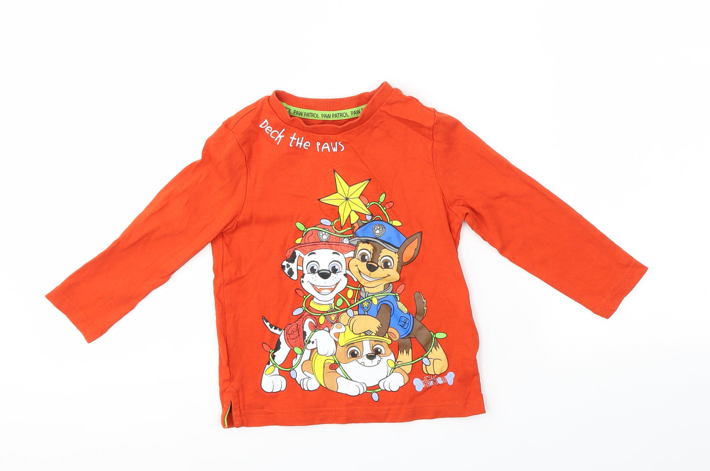 Nickelodeon Baby Orange   Basic Casual Size 18-24 Months  - Paw Patrol