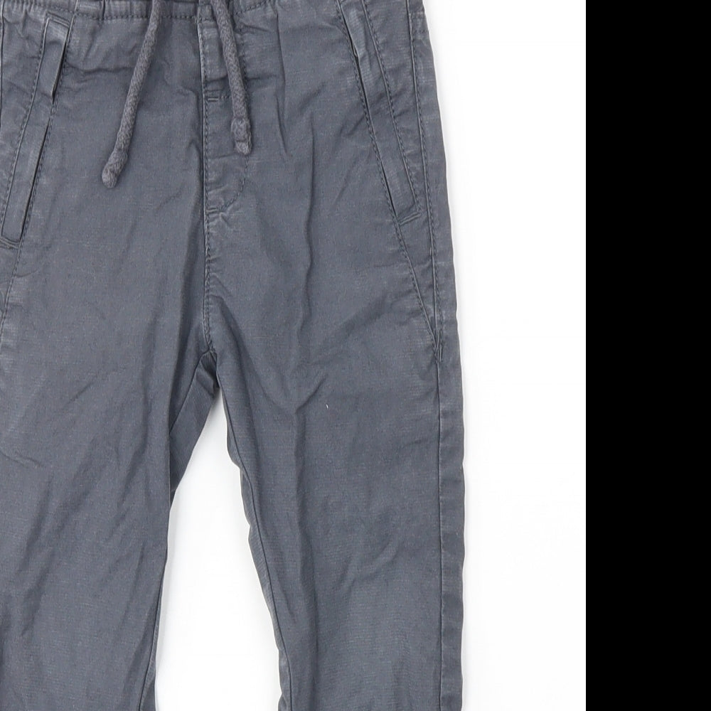 M&S Boys Blue   Chino Trousers Size 2-3 Years