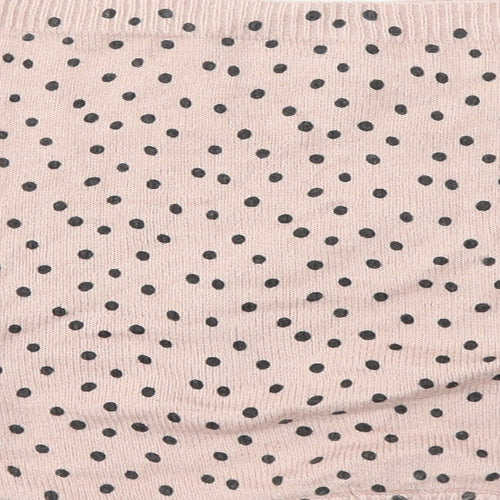 Primark Girls Multicoloured Polka Dot Knit Pullover Jumper Size 6-7 Years