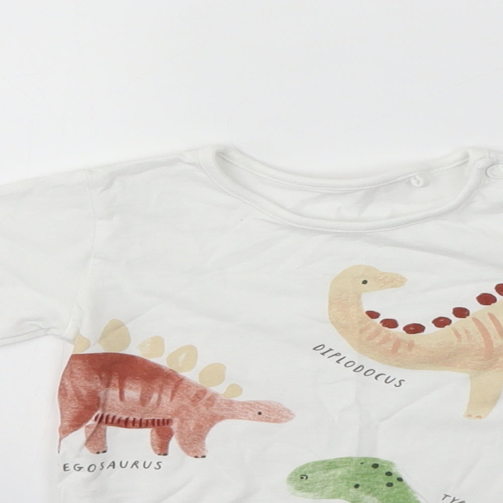 TU Baby Multicoloured   Pullover T-Shirt Size 18-24 Months  - Dinosaur