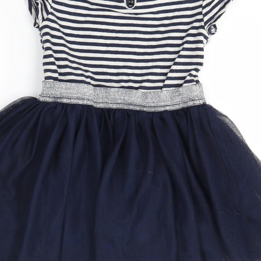 Young Dimension Girls Multicoloured Striped  A-Line  Size 2-3 Years