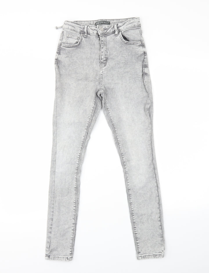 Denim Co Womens Grey   Skinny Jeans Size 10 L26 in