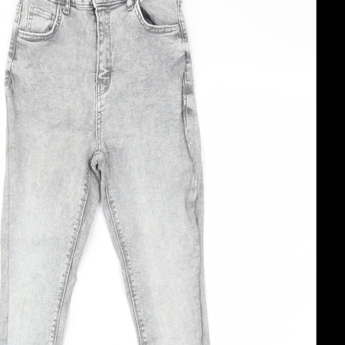 Denim Co Womens Grey   Skinny Jeans Size 10 L26 in