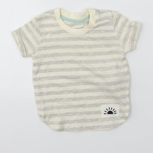 Primark  Multicoloured Striped  Basic T-Shirt Size 3-6 Months