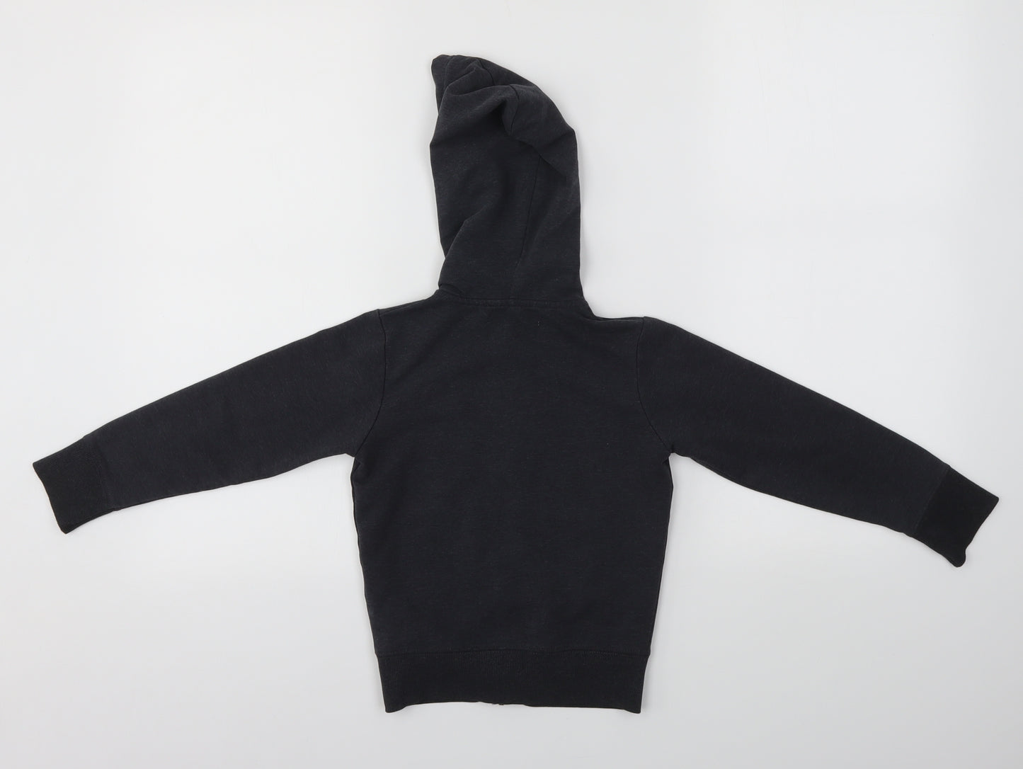 M&S Boys Grey   Full Zip Jumper Size 5-6 Years