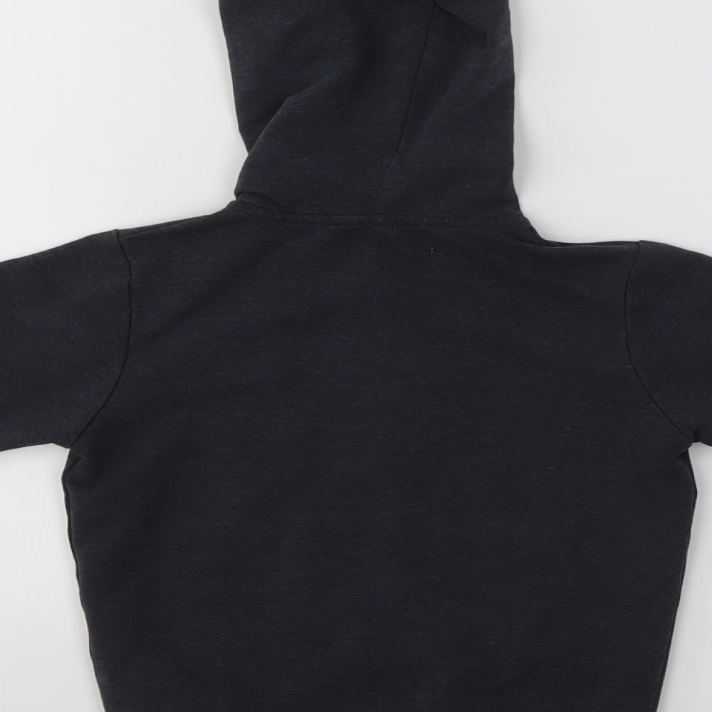 M&S Boys Grey   Full Zip Jumper Size 5-6 Years