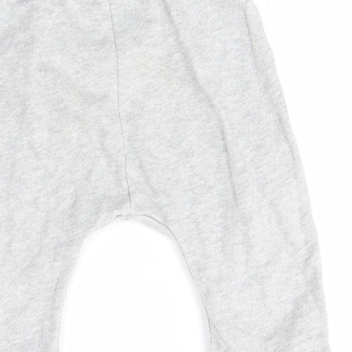 M&S Boys Grey   Jogger Trousers Size 6-9 Months