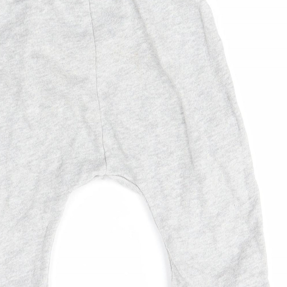 M&S Boys Grey   Jogger Trousers Size 6-9 Months