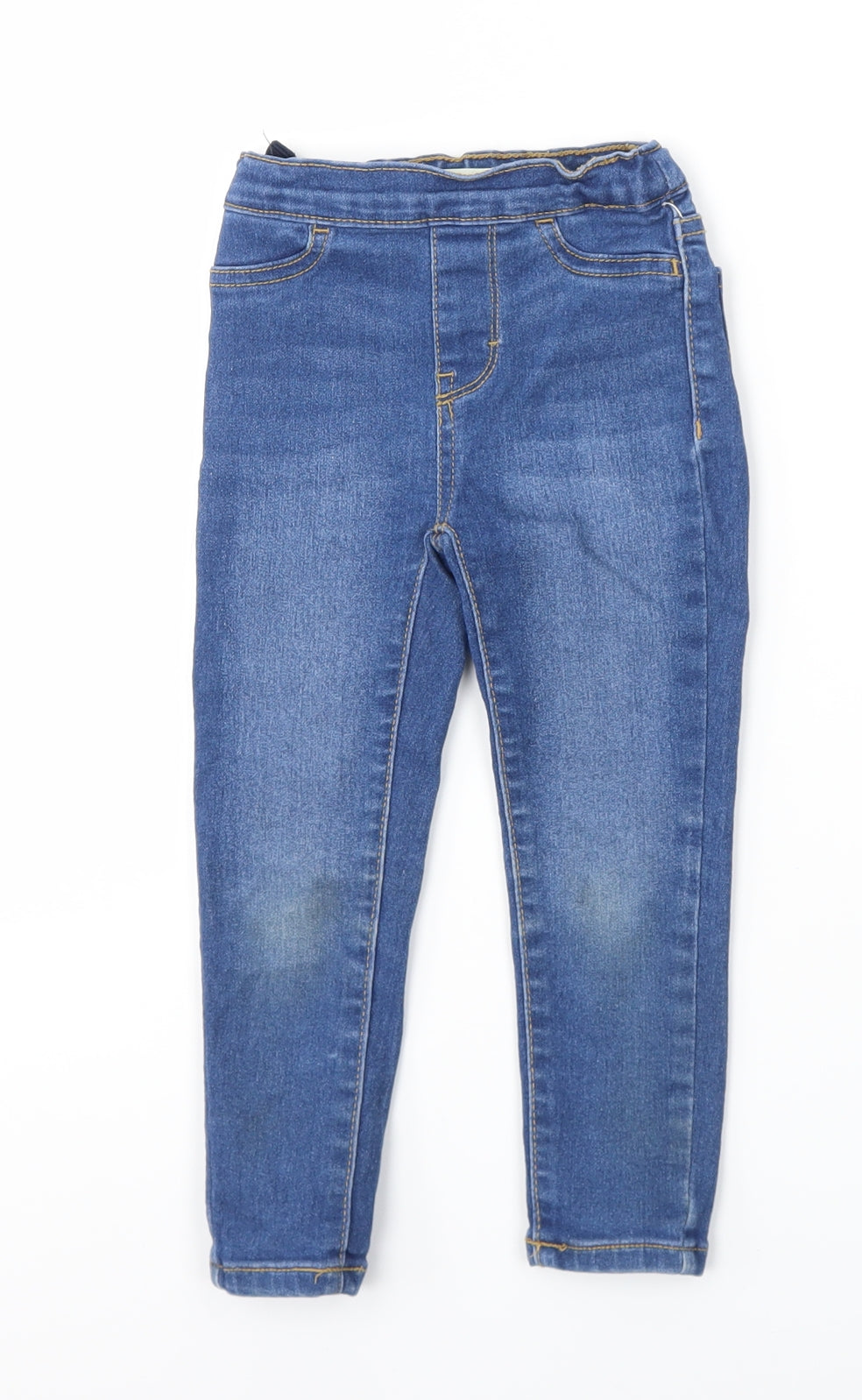 Levi's  Girls Blue  Denim Skinny Jeans Size 3-4 Years - Pull-On Jeggings