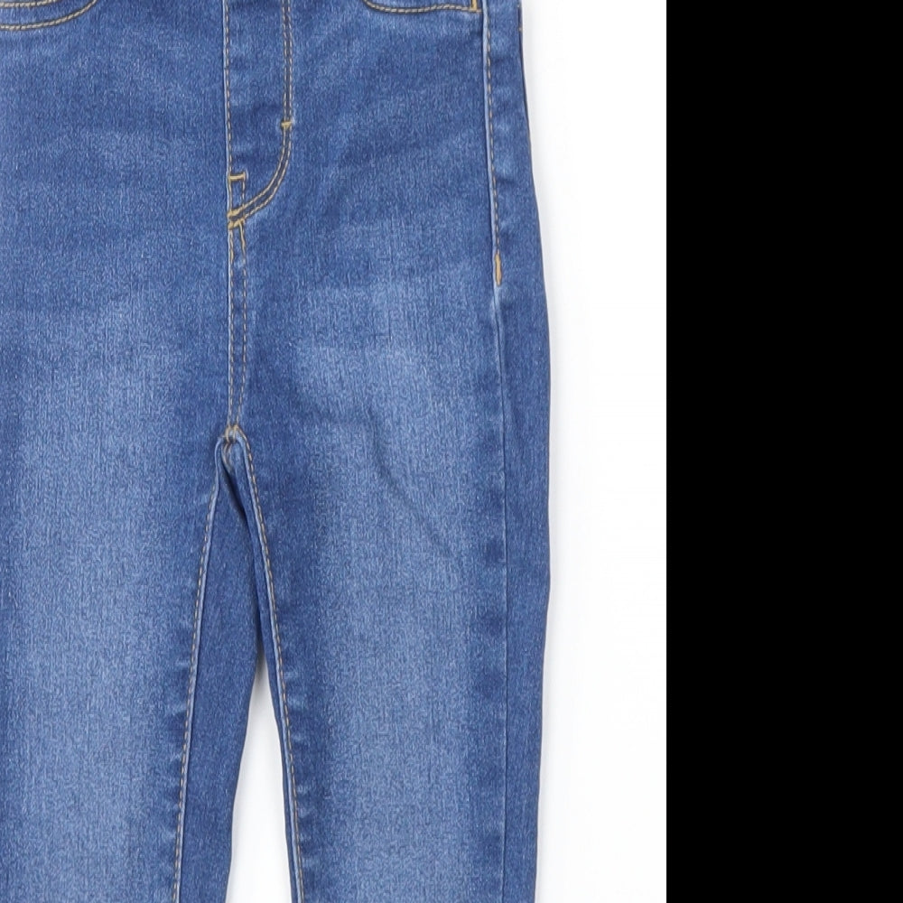 Levi's  Girls Blue  Denim Skinny Jeans Size 3-4 Years - Pull-On Jeggings