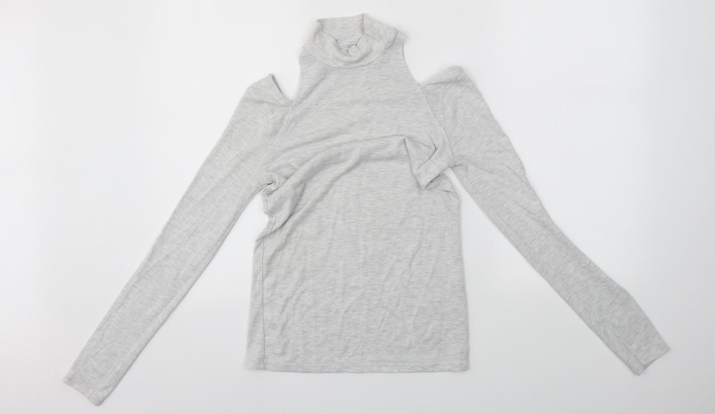 NEXT Womens Grey   Basic Blouse Size 8