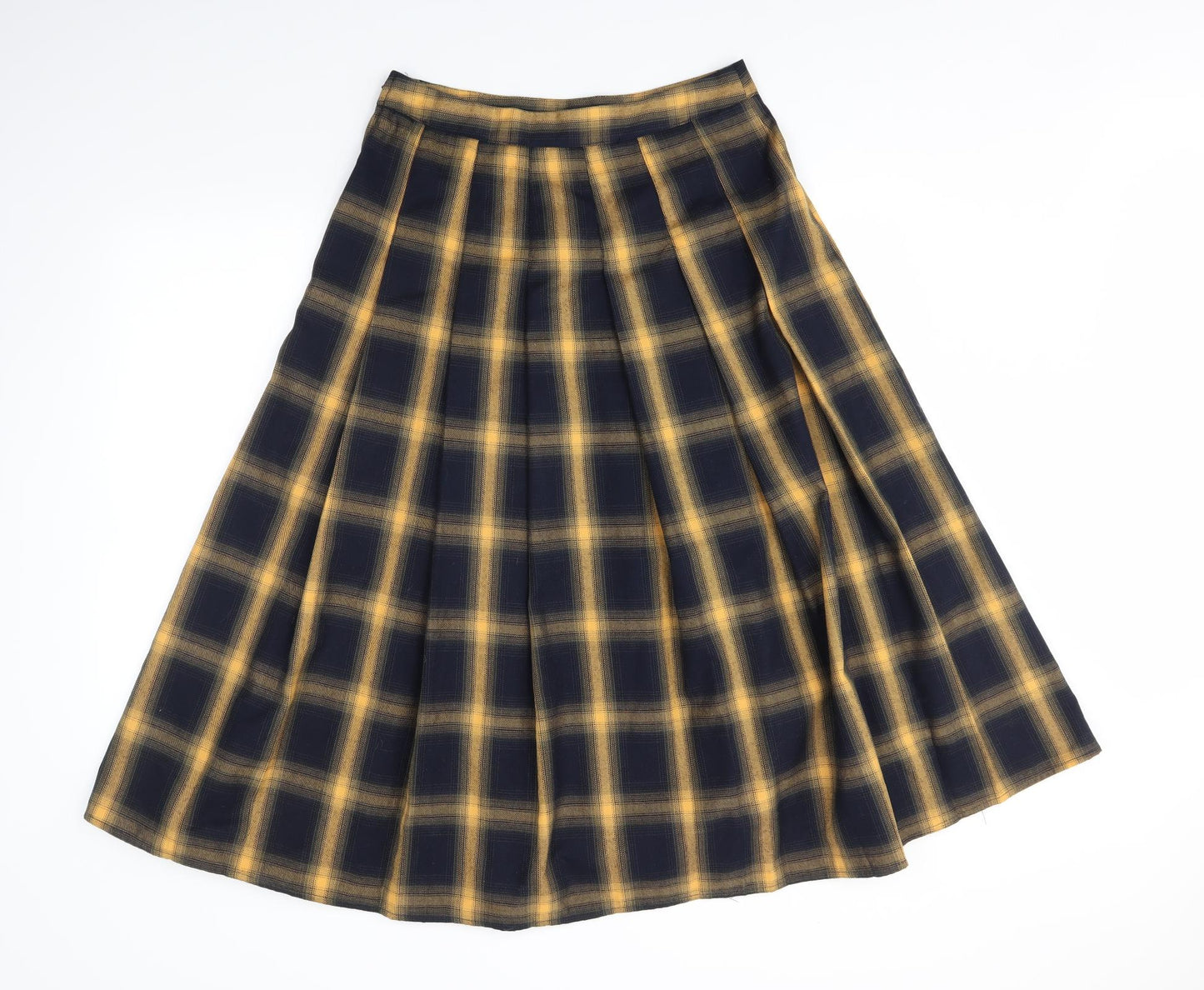 Primark Womens Multicoloured Check  A-Line Skirt Size 10