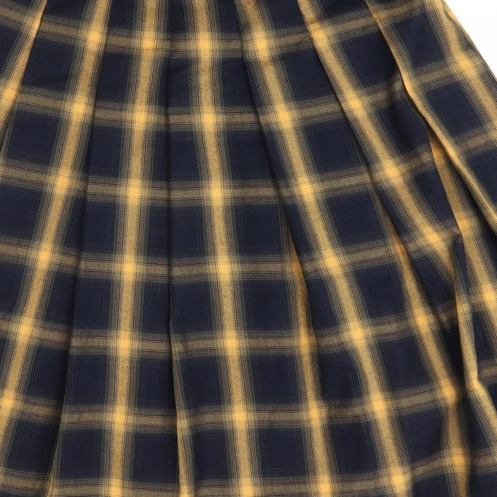Primark Womens Multicoloured Check  A-Line Skirt Size 10