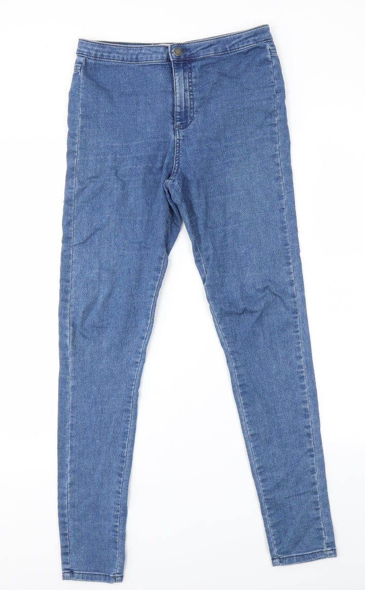 Denim CO Womens Blue Skinny Jeans Size 10 L26 in