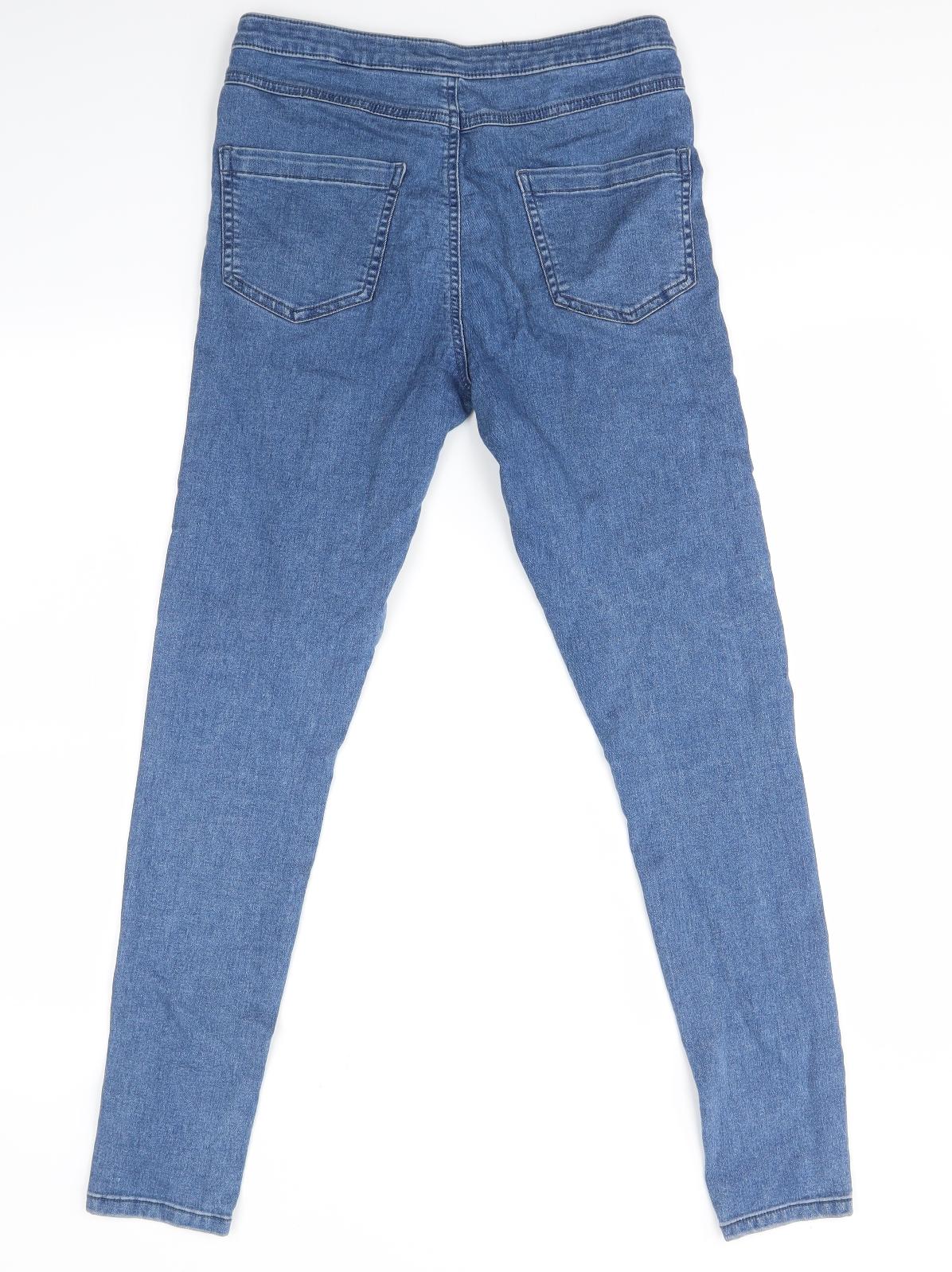 Denim CO Womens Blue   Skinny Jeans Size 10 L26 in