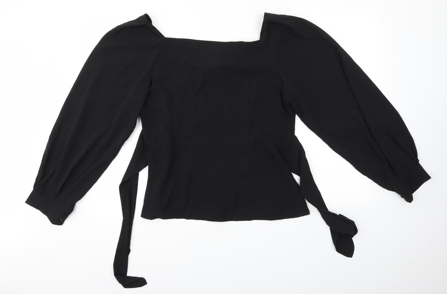 GIRL IN MIND Womens Black    Blouse Size 16