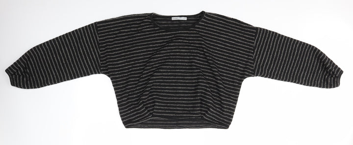Oasis Womens Multicoloured Striped  Pullover Jumper Size M