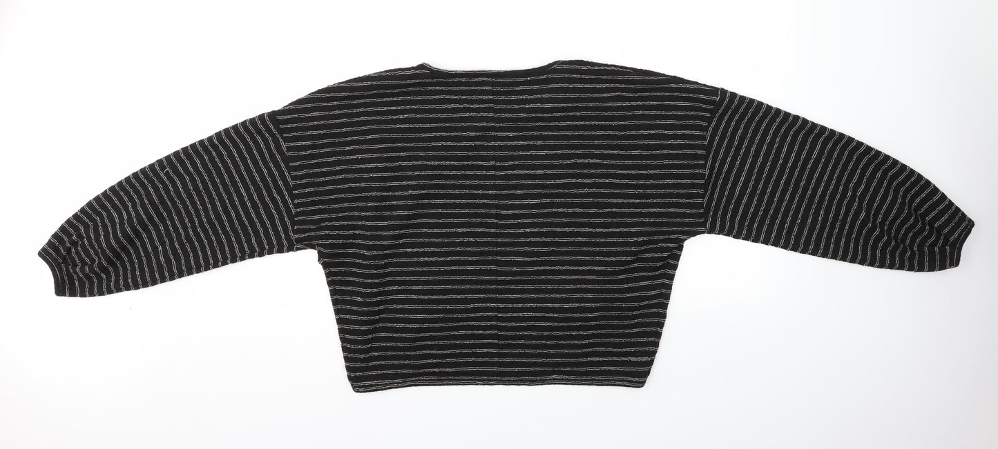 Oasis Womens Multicoloured Striped  Pullover Jumper Size M