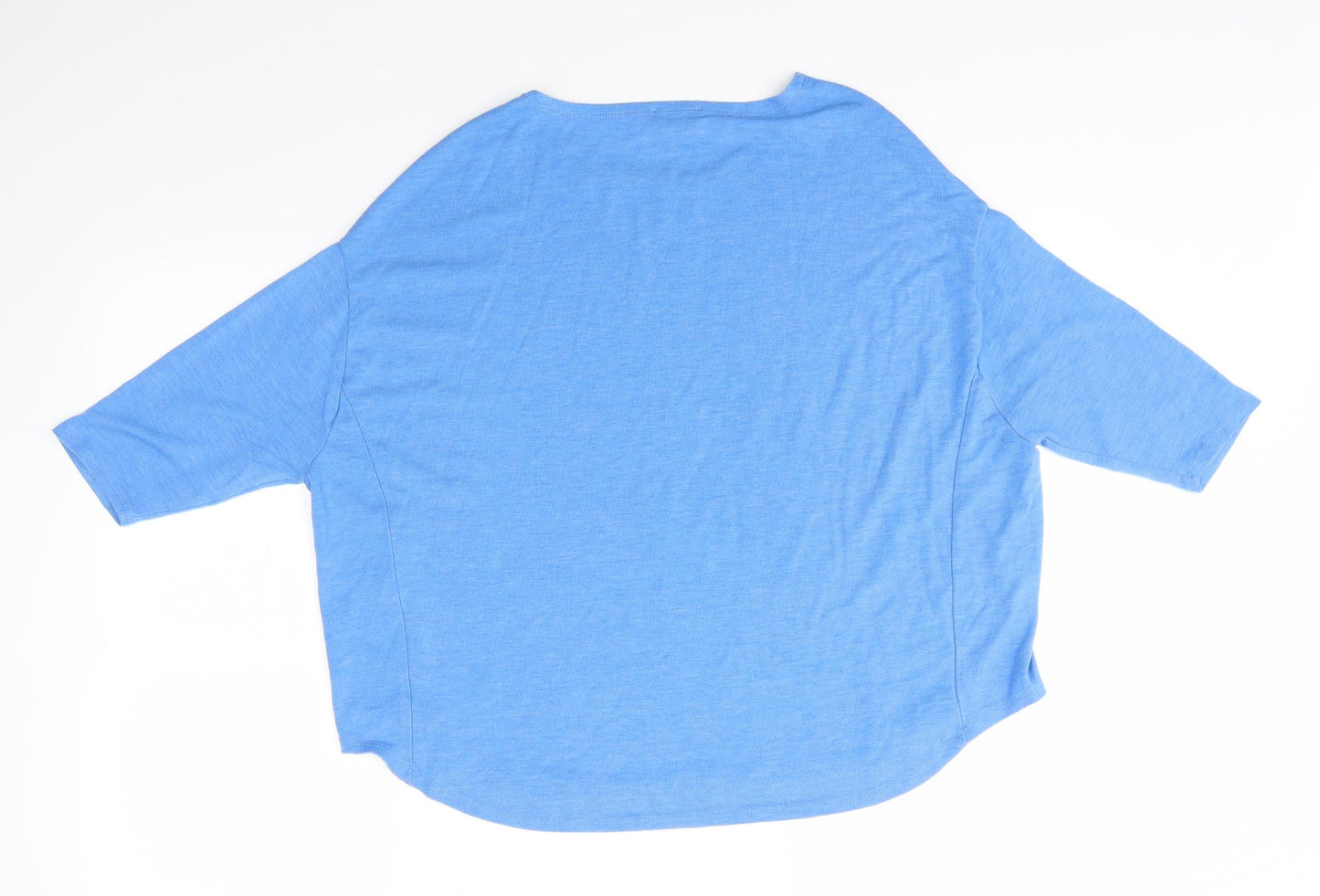 Topshop Womens Blue   Basic T-Shirt Size 8