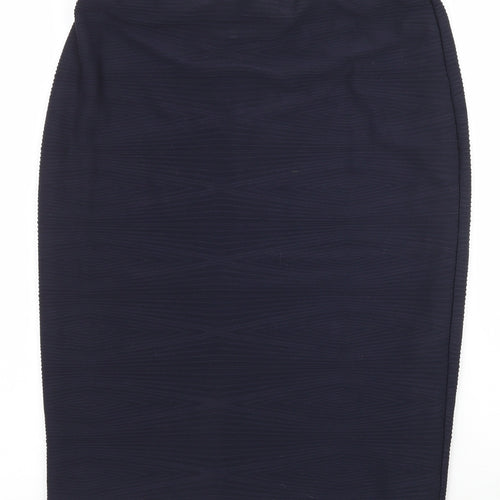 Debenhams Womens Beige   Straight & Pencil Skirt Size 12  - Ribbed