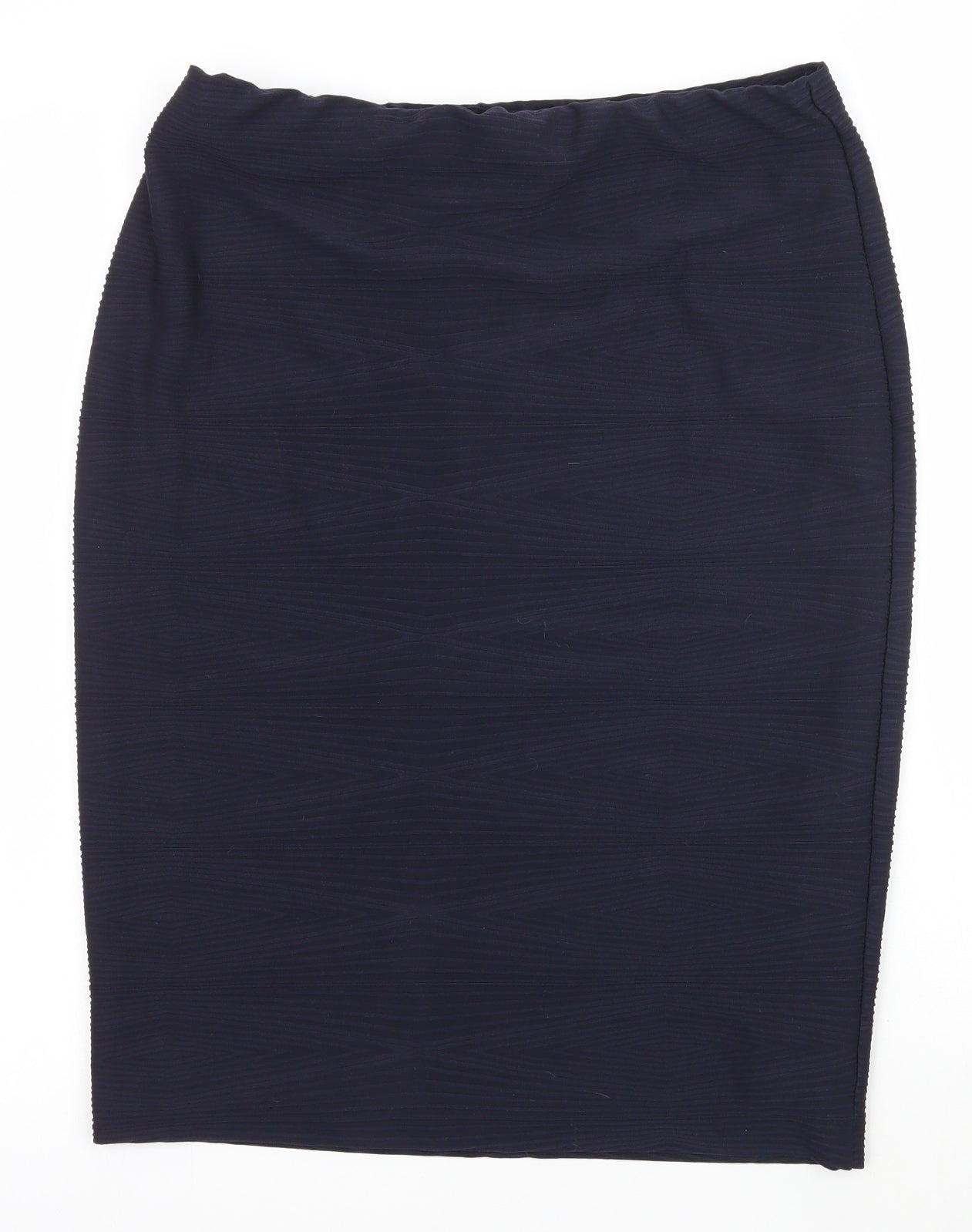 Debenhams Womens Beige   Straight & Pencil Skirt Size 12  - Ribbed