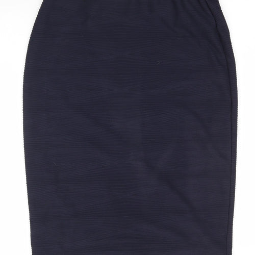 Debenhams Womens Beige   Straight & Pencil Skirt Size 12  - Ribbed