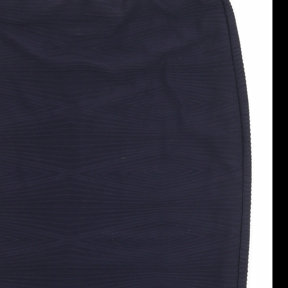 Debenhams Womens Beige   Straight & Pencil Skirt Size 12  - Ribbed