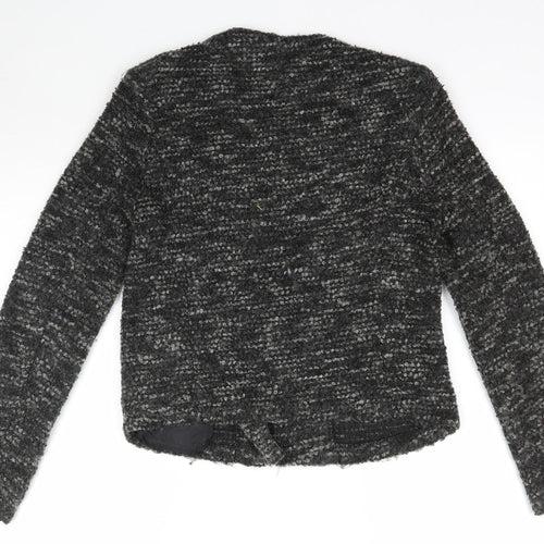 B&K Womens Black   Full Zip Jumper Size 12