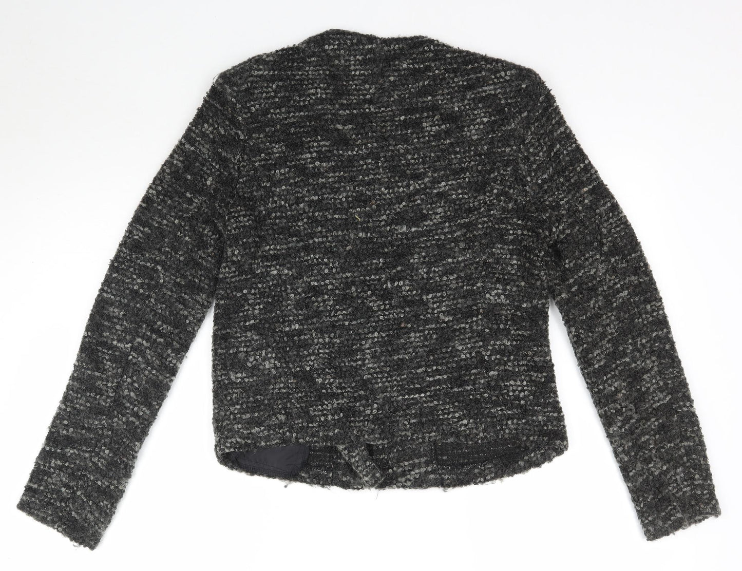 B&K Womens Black   Full Zip Jumper Size 12