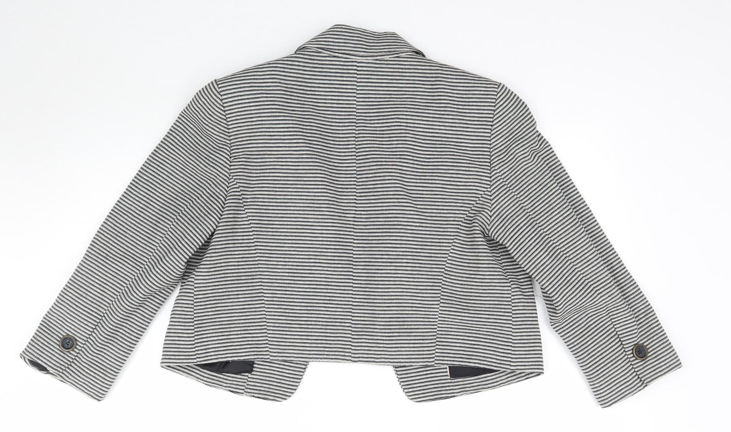 Autograph Womens Multicoloured Striped  Jacket Blazer Size 14