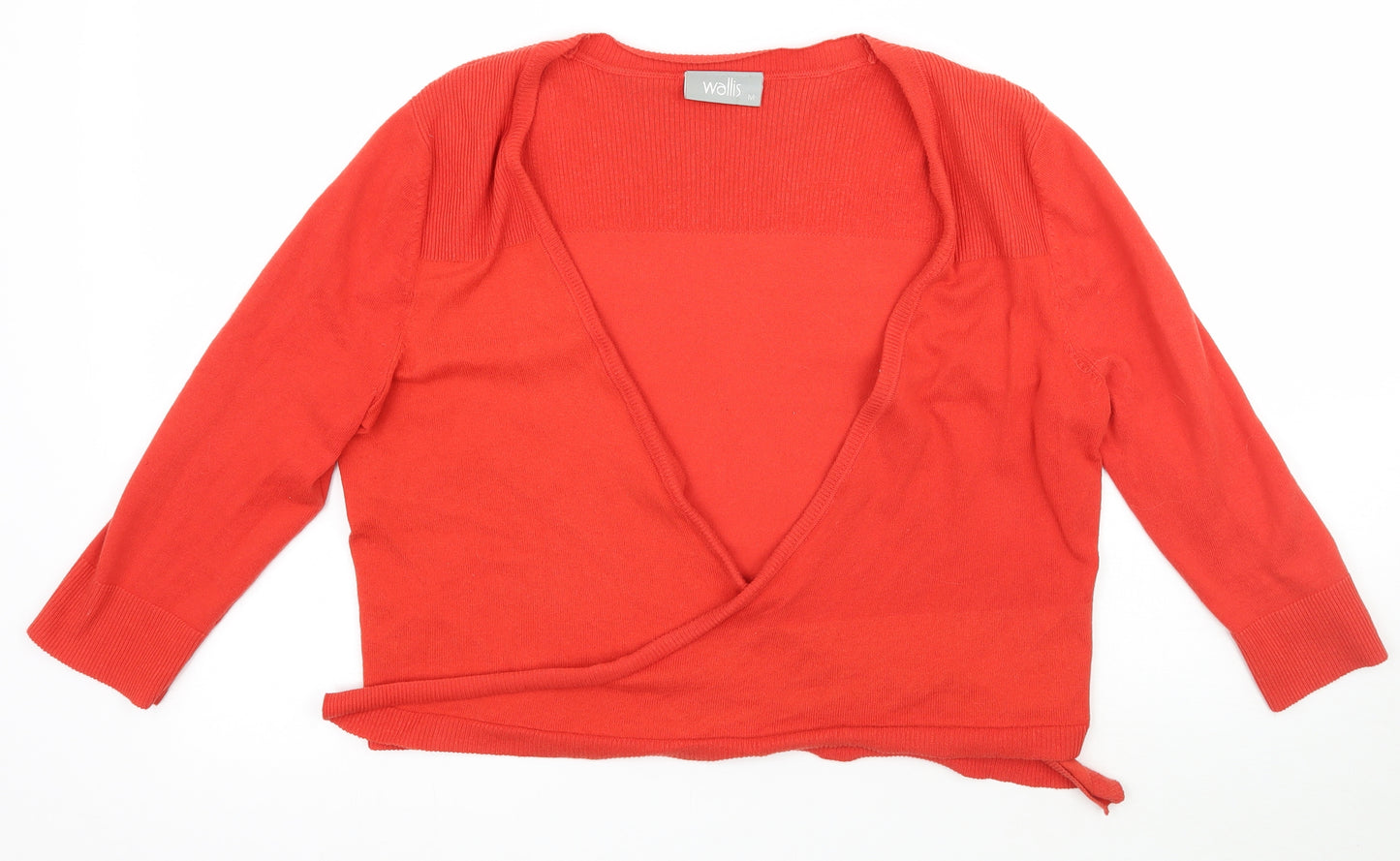 Wallis Womens Orange   Wrap Jumper Size M