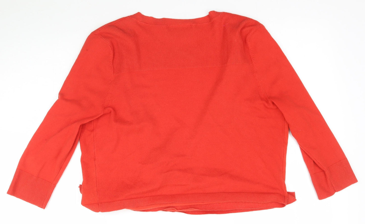 Wallis Womens Orange   Wrap Jumper Size M