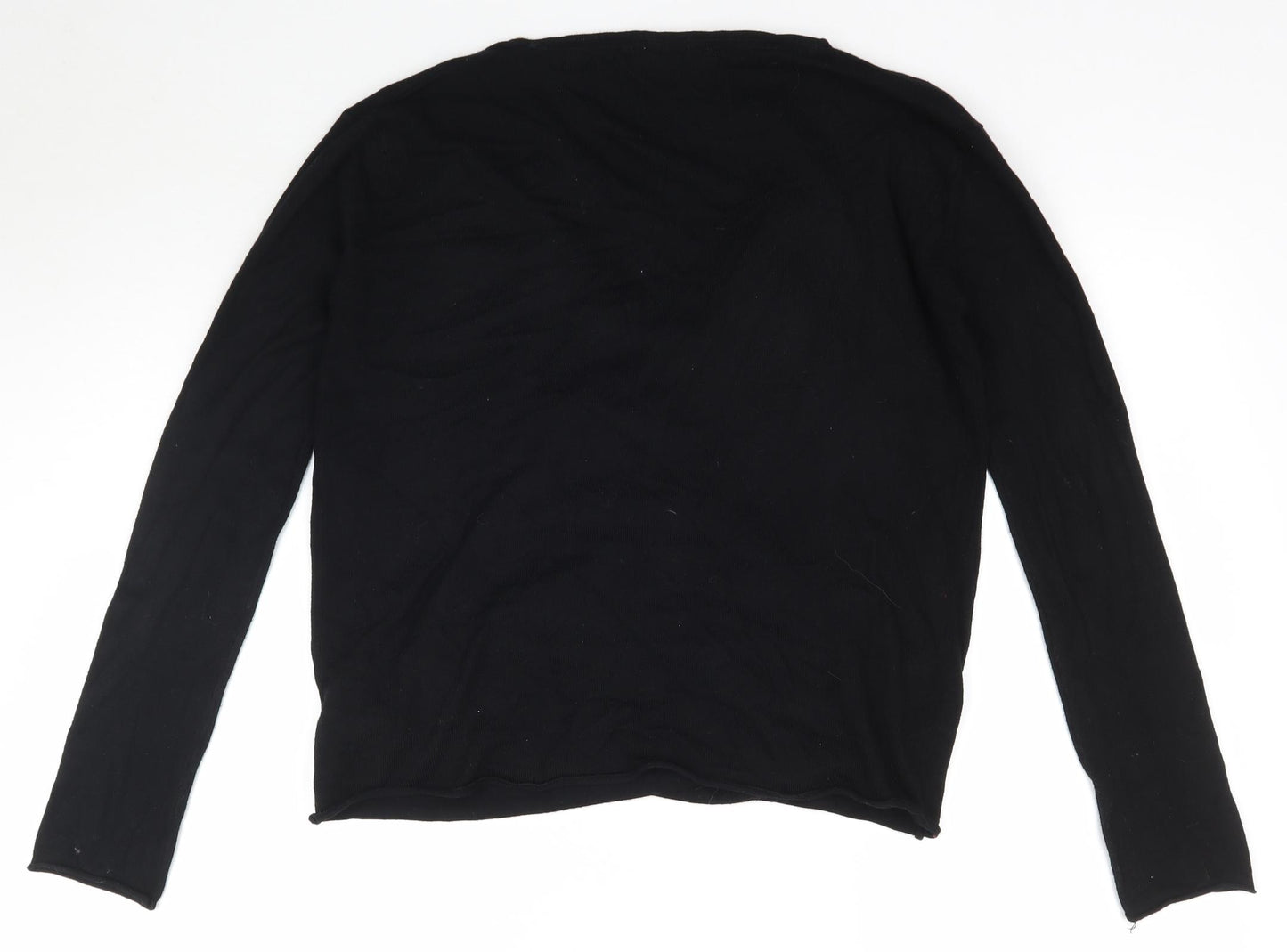 BHS Girls Black  Knit Cardigan Jumper Size 13 Years  - Waterfall