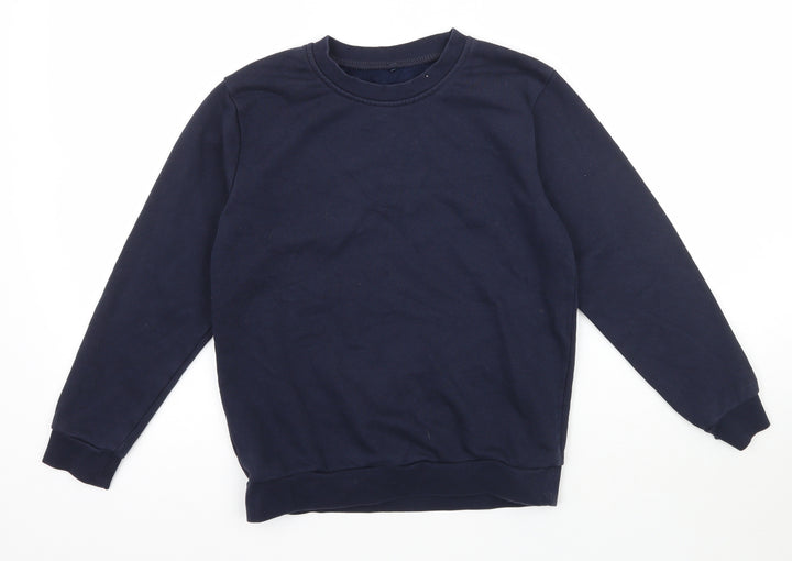 George Boys Blue Pullover Sweatshirt Size 9 Years