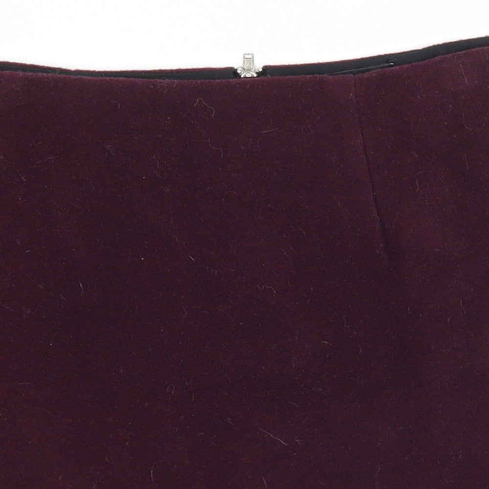 New Look Womens Purple   A-Line Skirt Size 10
