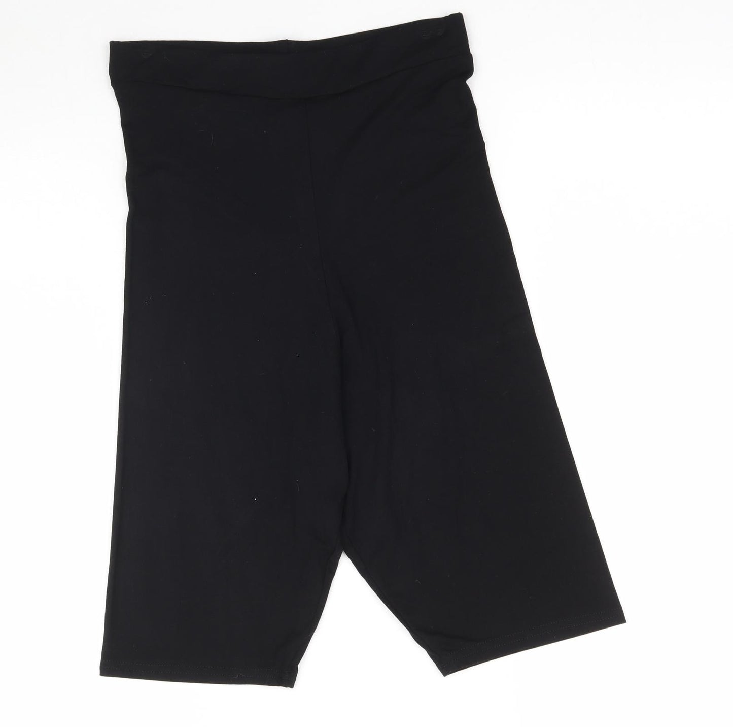 Nasty Gal Womens Black   Biker Shorts Size 10