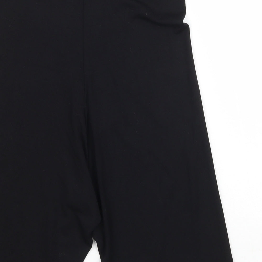 Nasty Gal Womens Black   Biker Shorts Size 10
